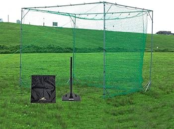 バッティングゲージ　直接引き取り限定 Amazon | バッティング ゲージ 大型 バッティングティー+今なら ロゴ